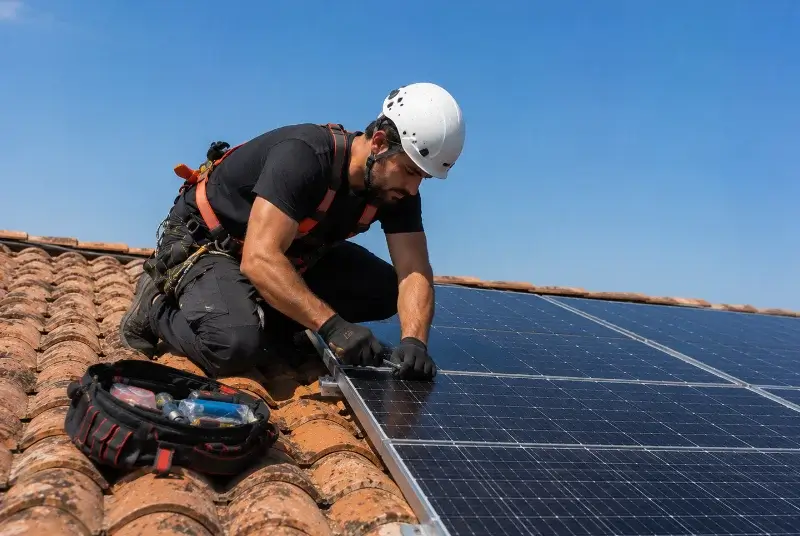 Maintenance et monitoring de panneaux solaires à Réguiny