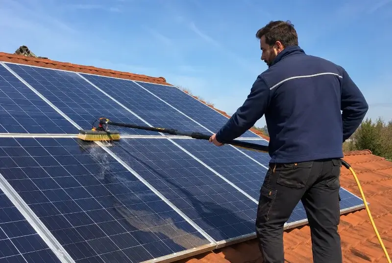 Nettoyage et entretien de panneaux solaires à Réguiny